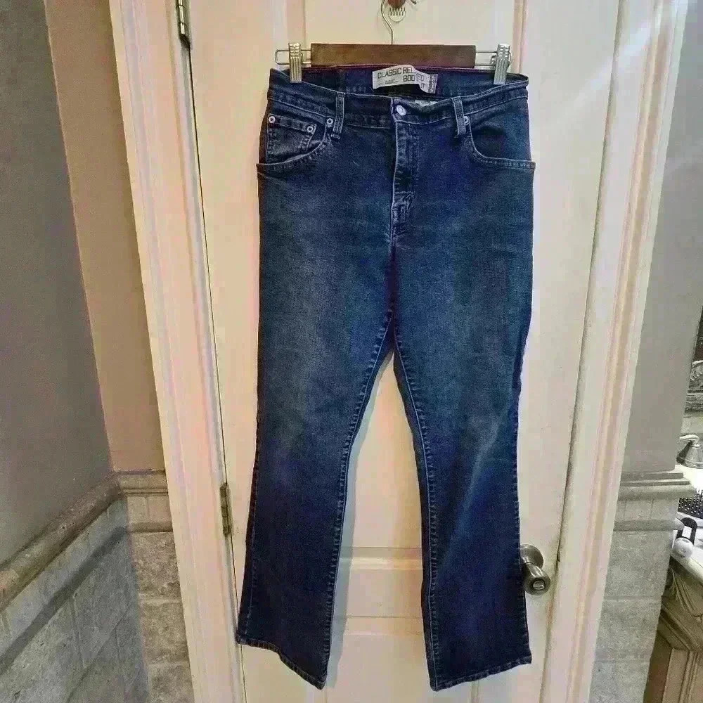 P7036 levis 550 classic relaxed bootcut size 6m medium wash - Picture 2 of 9